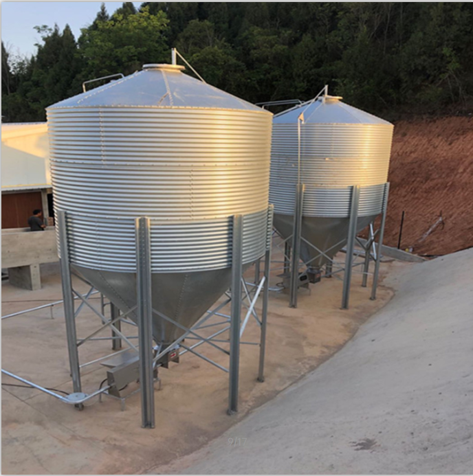 High Quality 1000 Tons Galvanized Stainless Steel Feed Silo 30 Tonne Storage for Plastic Resin New Condition for Farms