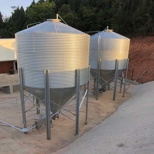 16 Ton Feed Silo Galvanised Steel Grain Silo With Good Price.