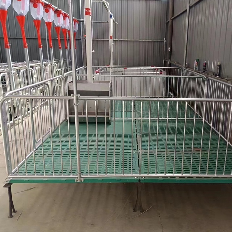 BMC slat composite floor  board wean to finish feeder double nursery pen for pig