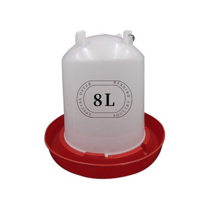 8L Plastic Thickened Water Drinker for Broiler Chickens New Condition for Farms chicken water drinker