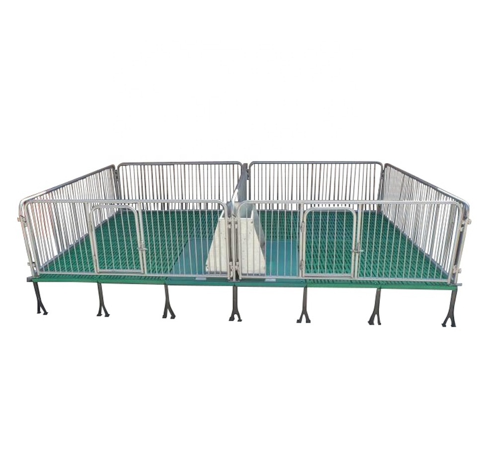 BMC slat composite floor  board wean to finish feeder double nursery pen for pig