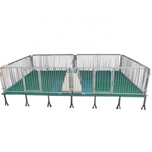 BMC slat composite floor  board wean to finish feeder double nursery pen for pig