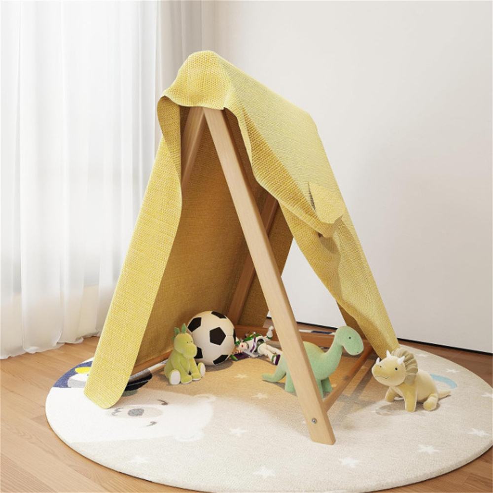 Montessori Solid Wood Foldable Toddler Indoor Swing Set High Quality Wholesale Swing Sets Playground Outdoor Kids