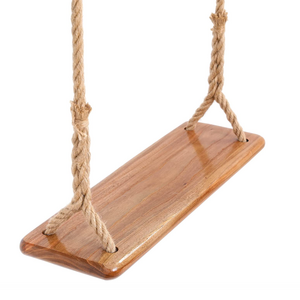 Adjustable Wooden Tree Swings Wooden Swing Board Seat Wooden Hanging Swing