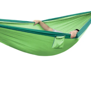 Hot sale fast installation outdoor hammock upgraded 2 person seats 250kg load bearing portable green hammock for camping custom