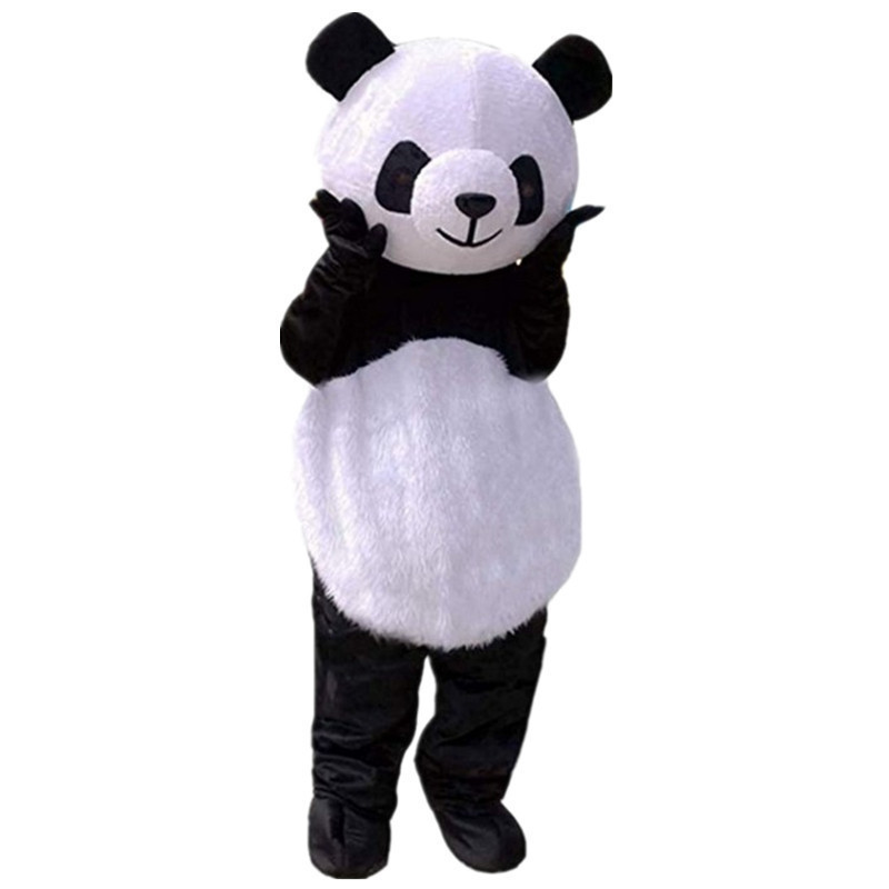 2023 Hot Sale New Cute Panda Bear Mascot Giant Lovely Inflatable Plush Doll Cartoon Costume Street Funny Party Cosplay Dress