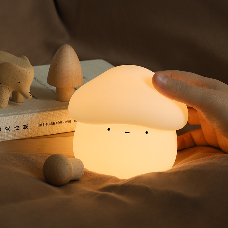 mushroom shape Lamp Night Light Kids Bedside LED Table Lamp led Cute Animals shaped plant shaped Night Lights