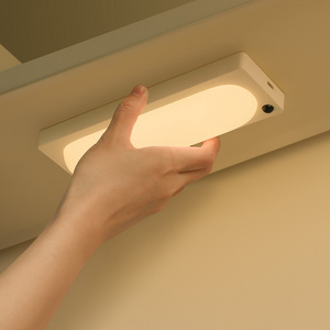 Portable Magnetic Dual Color Dimmable Intelligent Motion Sensor Wall Light Battery Powered Sensor LED Nightlight