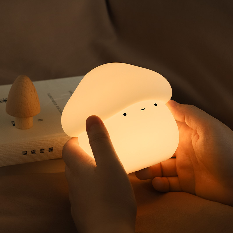 mushroom shape Lamp Night Light Kids Bedside LED Table Lamp led Cute Animals shaped plant shaped Night Lights