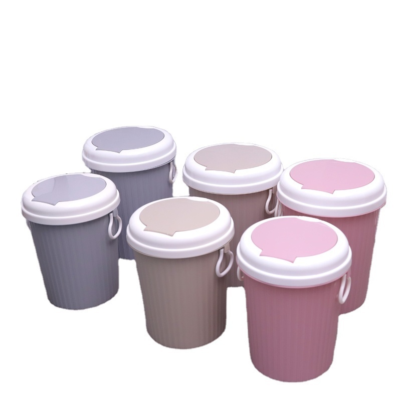 Wholesale Hot selling household pop-up kitchen plastic mini trash can with press lid