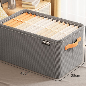 Hot Sale Large Capacity Foldable Cloth Storage Baskets Fabric Cube Storage Bins Sundries Organizer Toys Storage Boxes