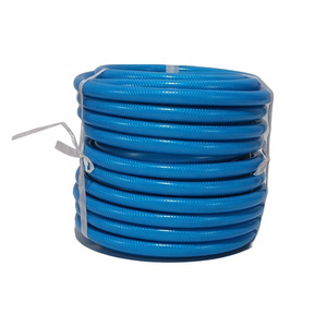 Custom 2mm Thick Soft PVC Corrugated Hose Sky Blue Garden Water Inlet Pipe Explosion-Proof Car Wash Tube 20mm Specification 100m