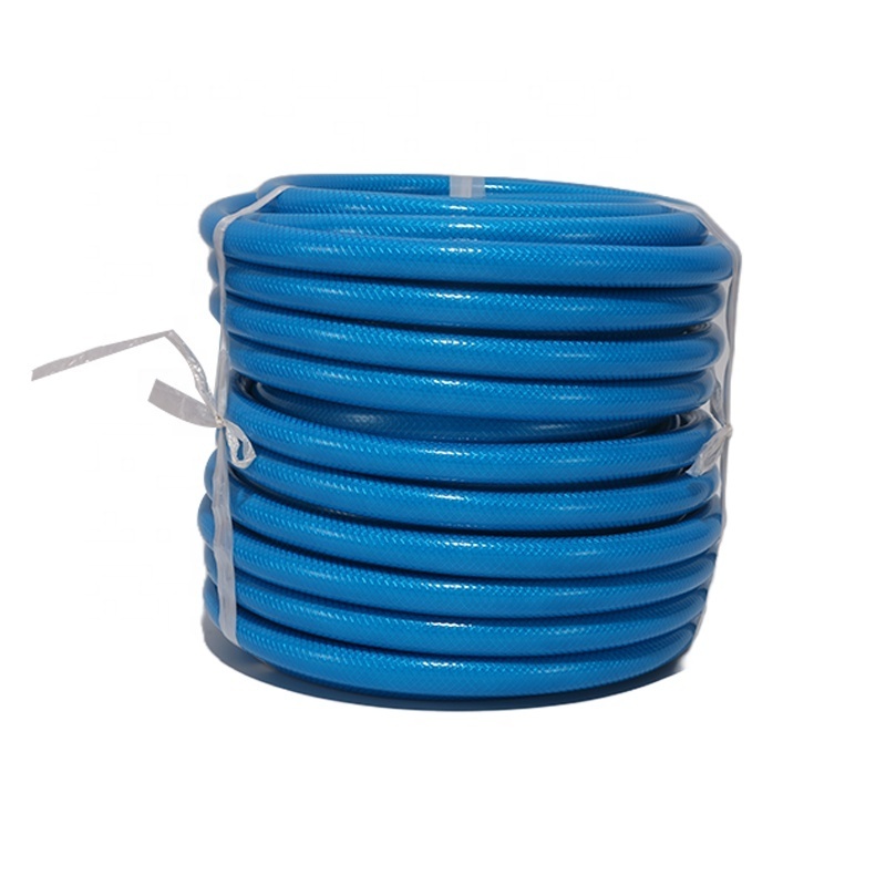 Own Brand Customized Sky Blue PVC Garden Inlet Pipe Flexible Car Wash Pipe for Household Use Plastic Tubes