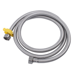 Factory wholesale high pressure 304 stainless steel braided hose metal pipe cold and hot water faucet inlet pipe