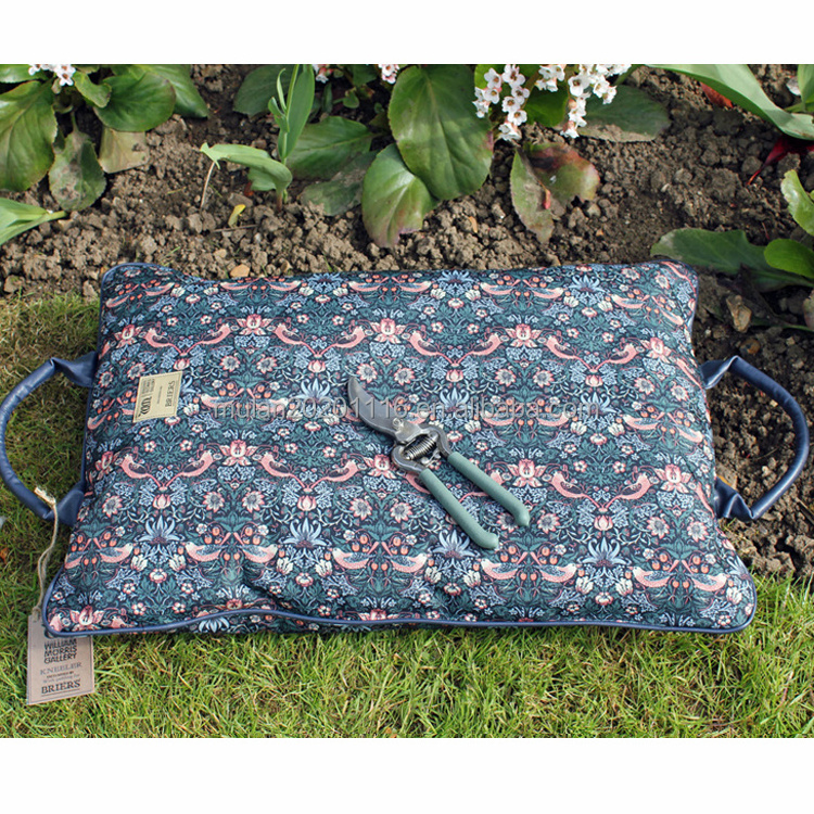 Thick Memory Foam Kneeling Pad Floral Design Garden Kneeler for Gardening Portable Kneeler Pad