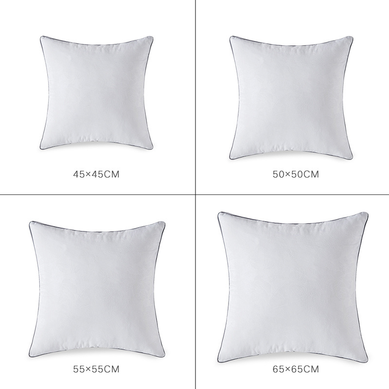 Factory Price Premium Wholesale Head Luxury Cushion Inserts  Ultra Soft Down Pillow Inserts For Sleeping