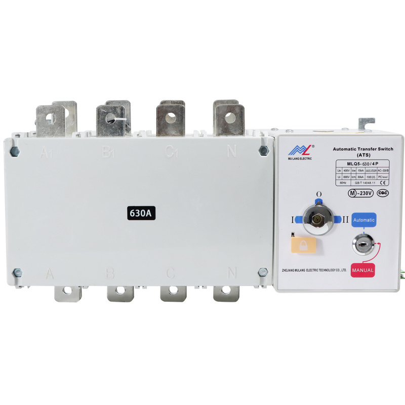 630A Transfer Switch, Dual Power Automatic Transfer Switch Generator Changeover Switch Self Cast Conversion -60HZ