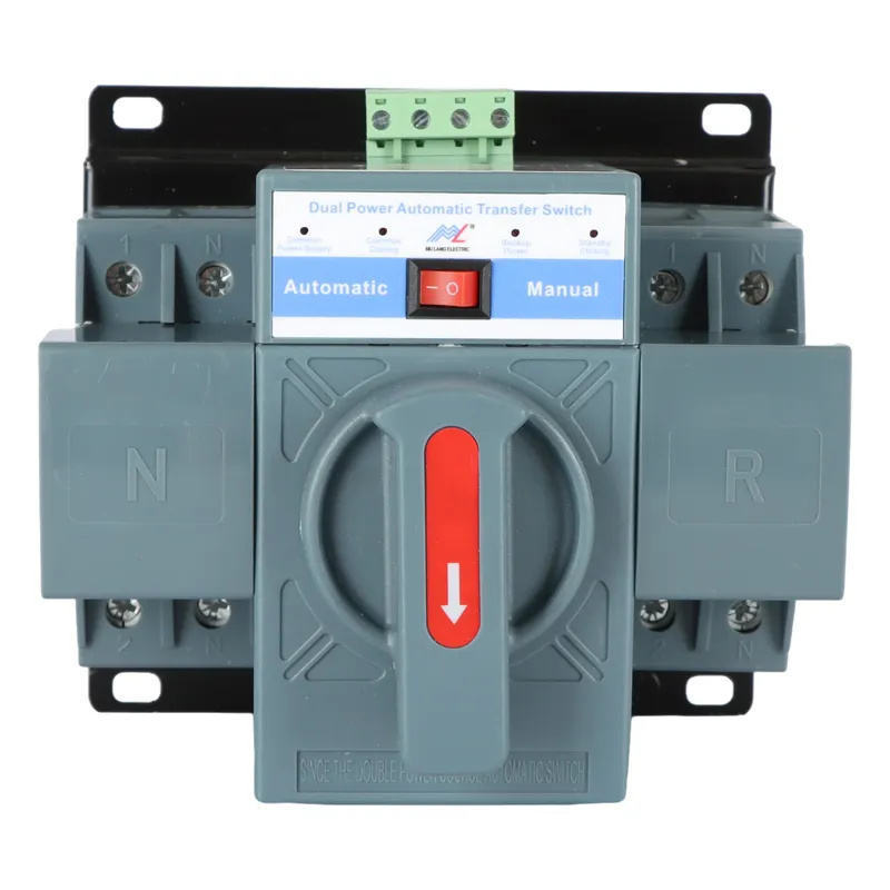 Din Rail 2P 40A 63A 125A 230V Photovoltaic Solar DC Ats Dual Power Automatic Transfer Switches for Solar Power Systems