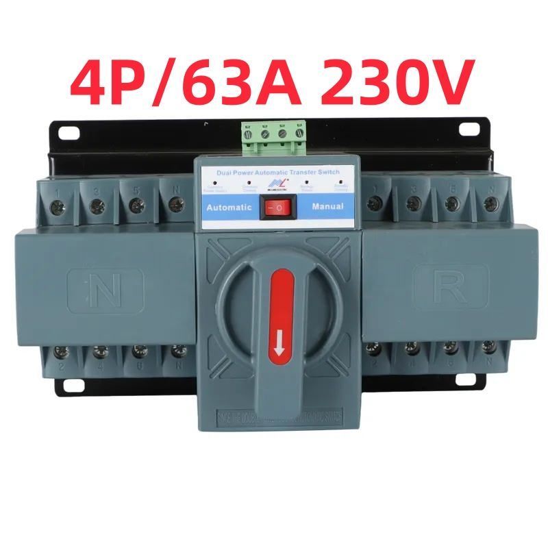 220v 63a 125a 250a  automatic transfer switching  transfer ATS change over switch