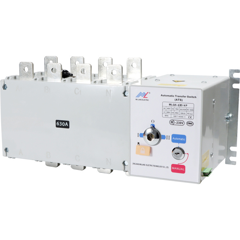 630A Transfer Switch, Dual Power Automatic Transfer Switch Generator Changeover Switch Self Cast Conversion -60HZ