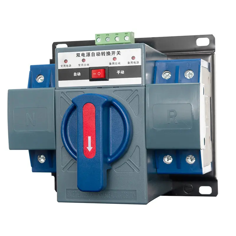 Automatic Transfer Switch, Dual Power changeover Switch 3P/4P 100A ATS for Generator