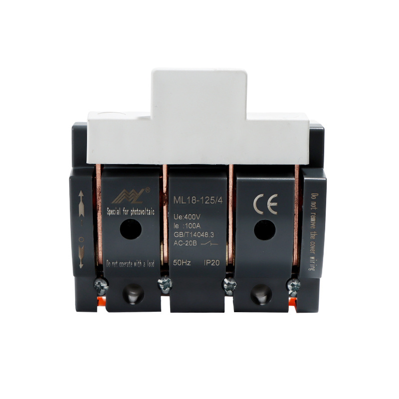 High Quality Electrical Switches 4 poles copper PV Series Knife Switch for PV grid-connected box