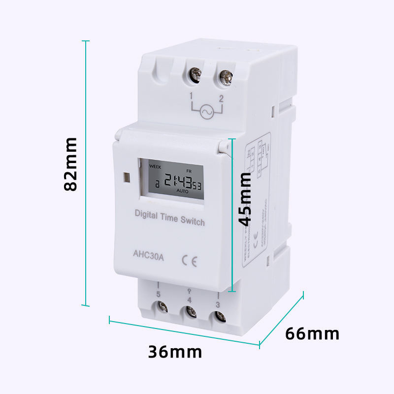 mulang THC-15A AHC-15A Programmable Timer Digital Electrical Time Switches Electrical Weekly Timer Switch 12V 24V 48V 110V 220V