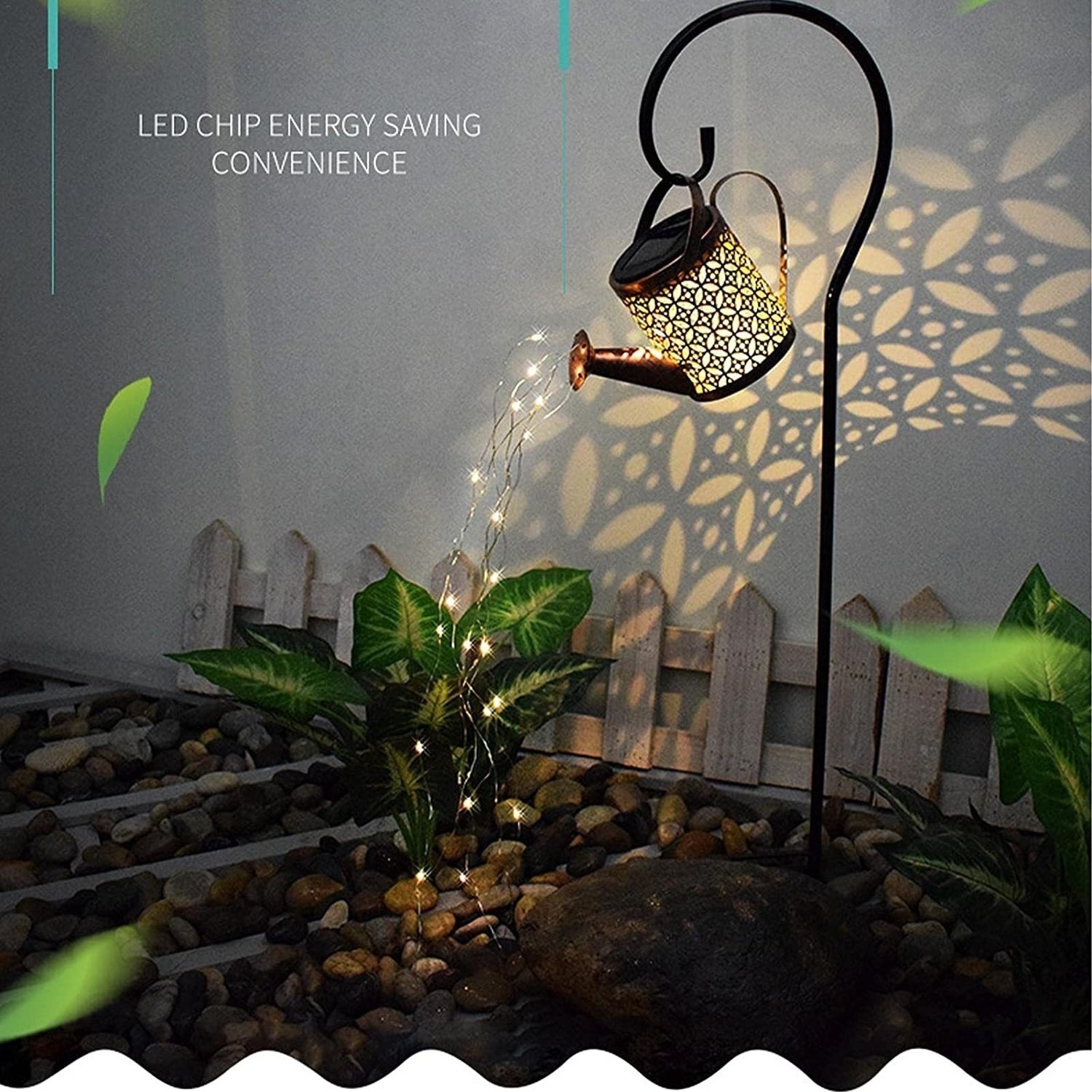 Solar Kettle Light Watering Can Garden Decoration With Hook Pile for Garden Outdoor Landscape Holiday