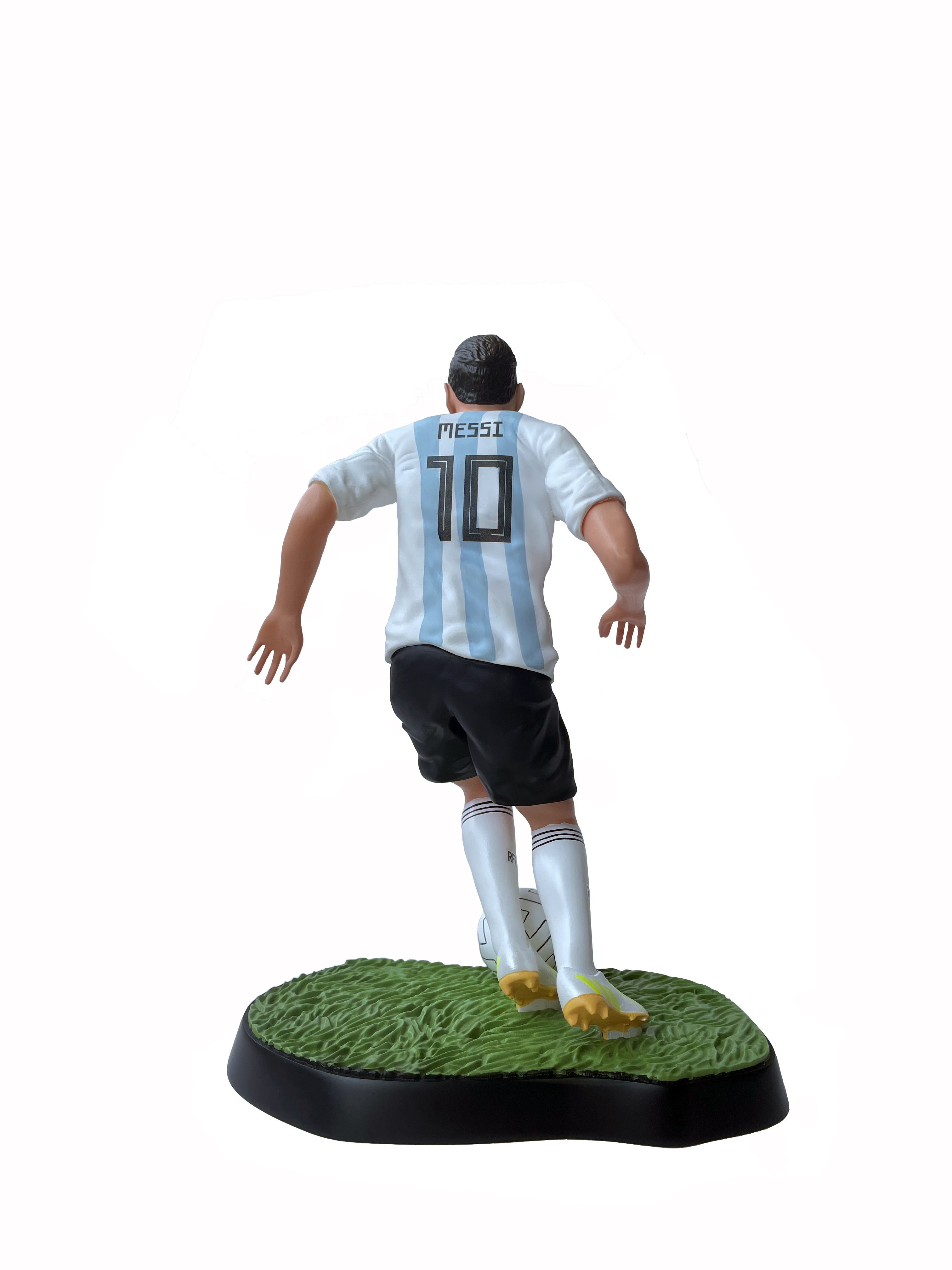 Lifelike Football Player Action Figure Custom Resin 7.1 Inch Soccer Player Figurine Realistic Sportman Figures