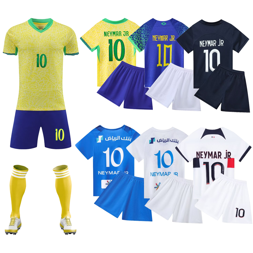 Wholesale Neymar Top Quality National Club Soccer Jersey For Fan