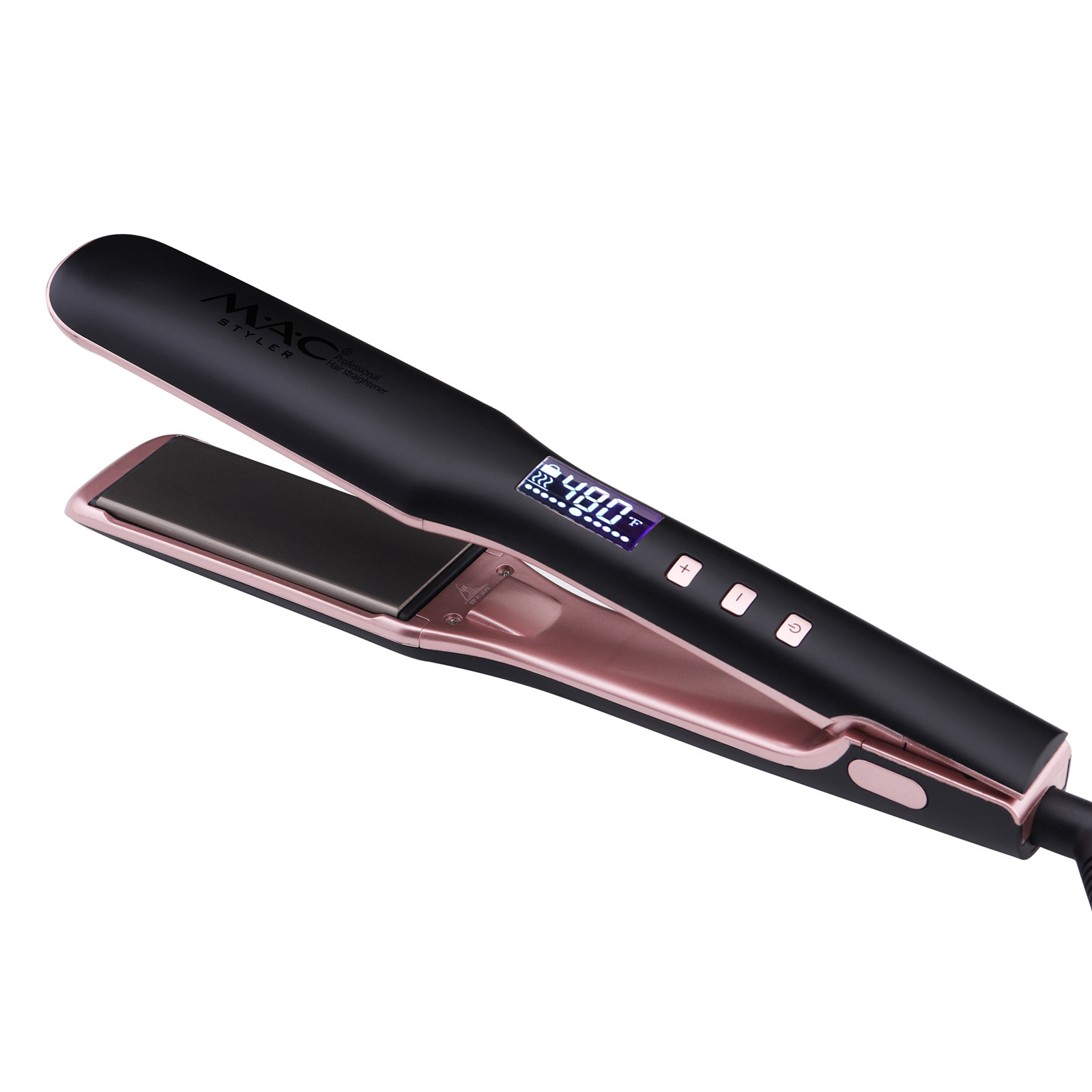 MAC Styler Wholesale Best Quality Professional Hair Straightener With LCD Instant Heating Flat Iron