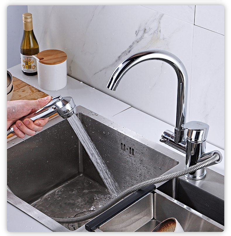 High Quality Pull Out Kitchen Faucet And Brushed Farmhouse Nickel Kitchen Faucet