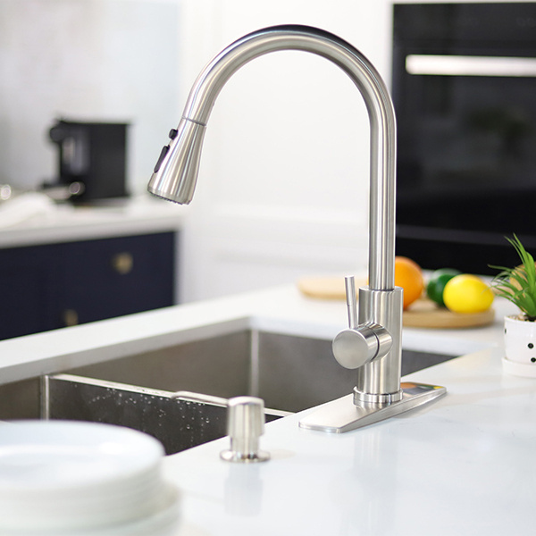 kitchen faucet brass silver black gold flexible pull out kitchen bar sink faucet pull down sprayer Cold Water Sink Faucet