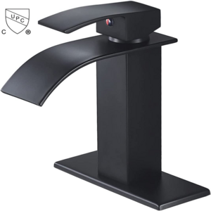 Matte Black Robinet Torneira Banheiro Hot and Cold Water Mixer Bathroom Waterfall Basin Faucet Stainless Steel Robinet Lavabo