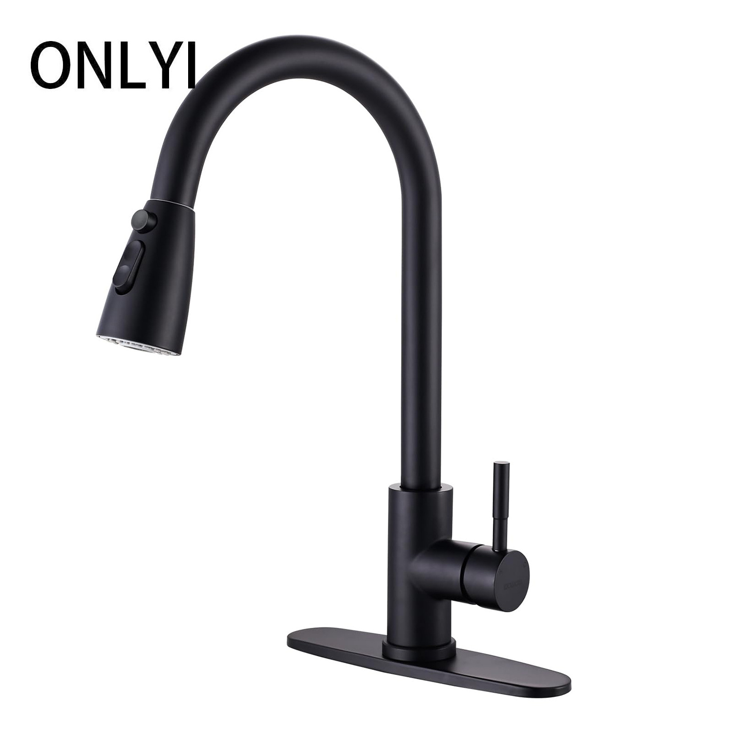 Pull down brushed nickel kitchen sprayer water mixer kitchen taps water faucet extension