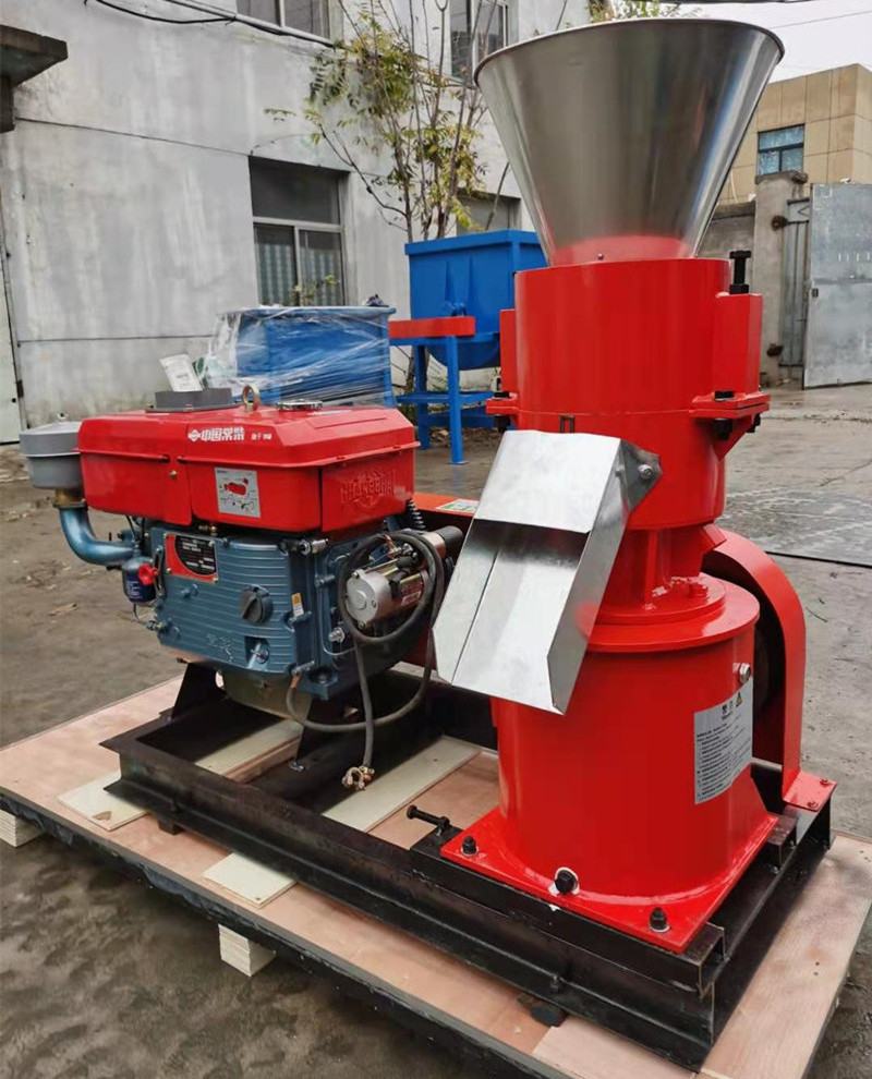 300-500KG 24HP animal feed making machine machine to make animal food pellet mill Diesel Engine Feed Processing Machine