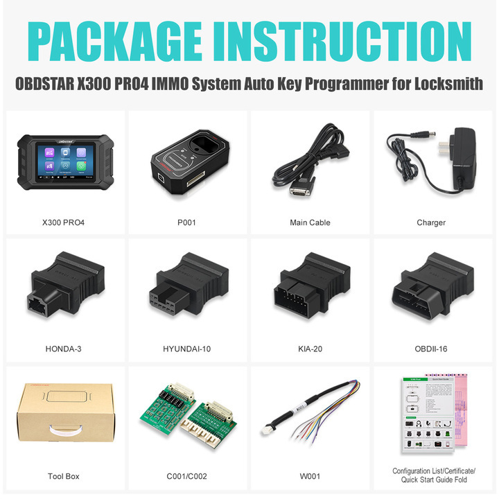 OBDSTAR X300 PRO4 Key Master 5 Full Version Auto Key Programmer for Locksmith