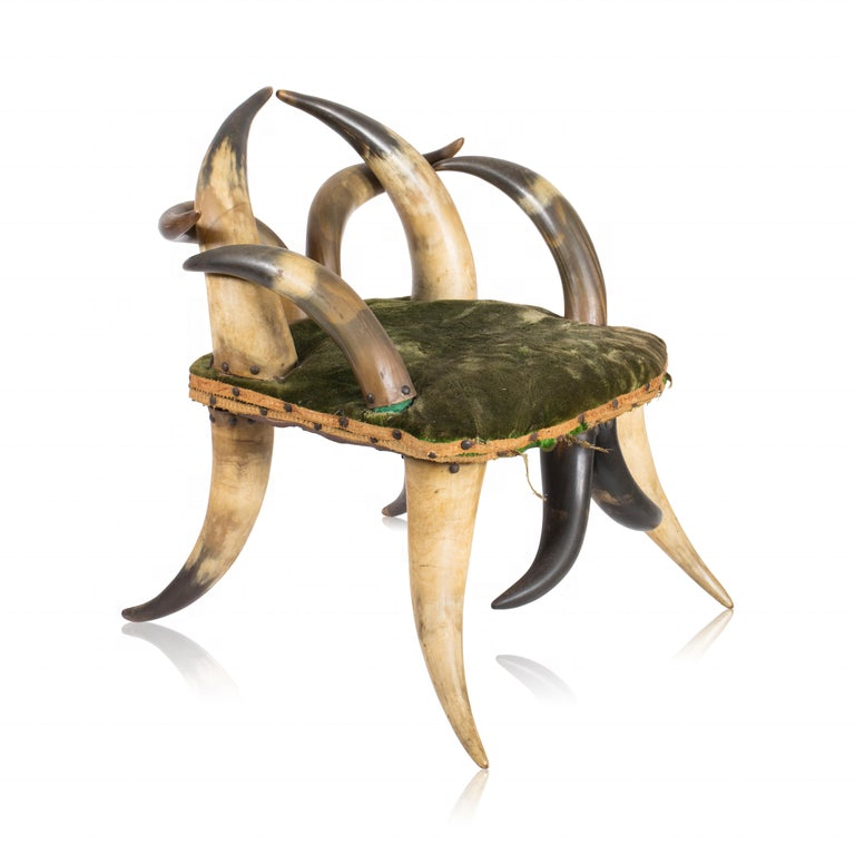 Stylish Cow Ox Horn Chair High Quality Direct Factory Price Ox Horn Chairs Indian Hand Crafted Product Premium Ox Horn Chair