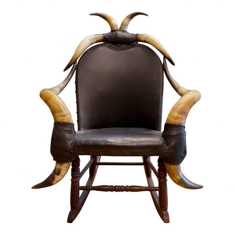 Luxury Indian Ox Horn Chair Indian Cow Ox Horn Chairs Designable and Antic Strong Natural Polished Cow Ox Horn Hand Crafted