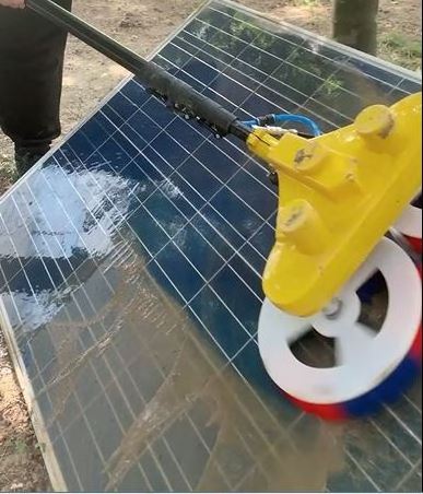 Double-head Solar Panel Cleaning Brush Washing Machine with Adjustable Telescopic Rod MULR-C02 3.5m/5.5m/7.5m