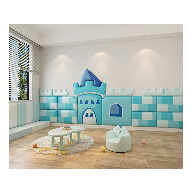 kindergarten wall soft board decor bedroom soft wall padding play center soft wall panel