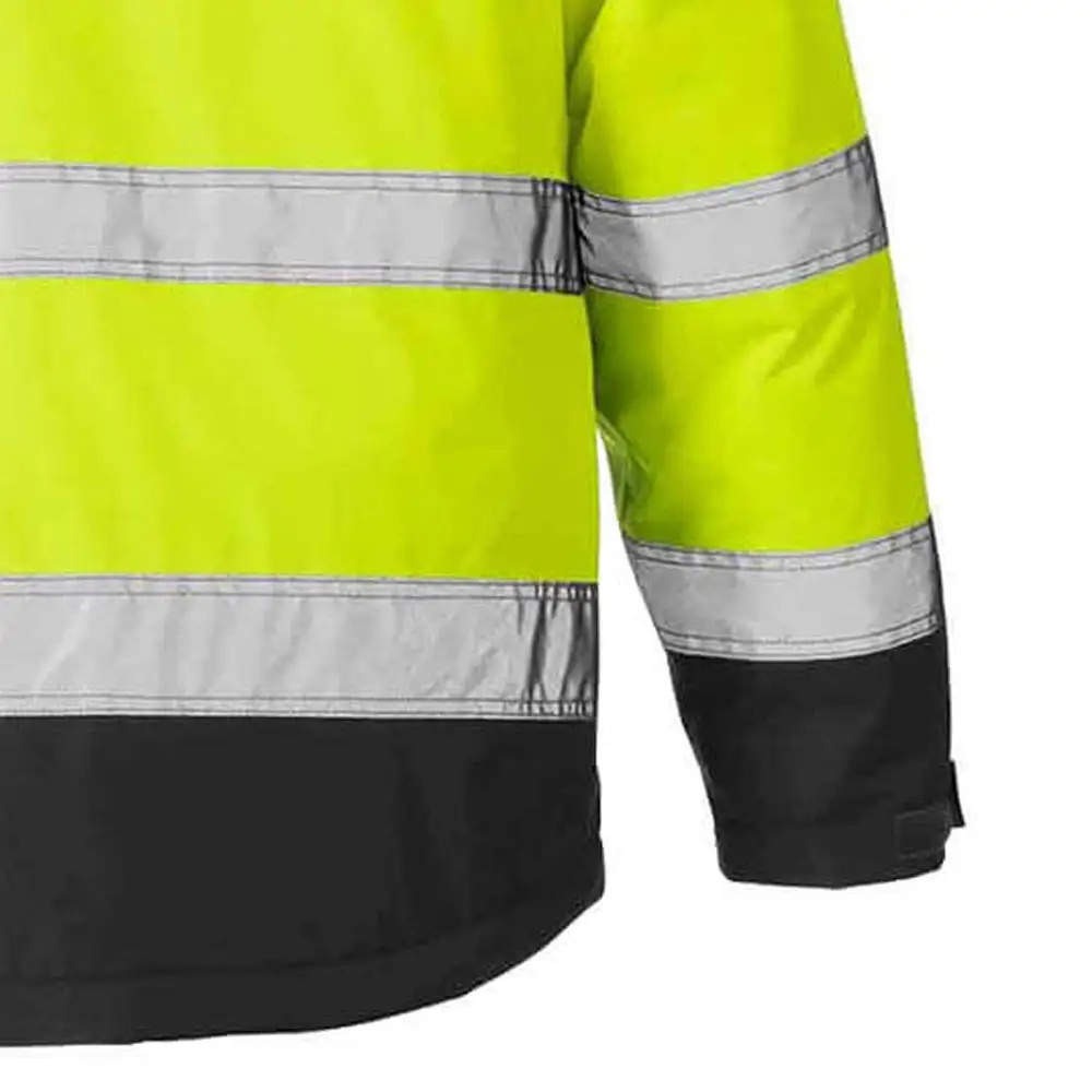 High Quality Work Wear Safety Hi Vis Jacket Security Protection Rain Safety Workwear Waterproof Jacket With Multi Pockets