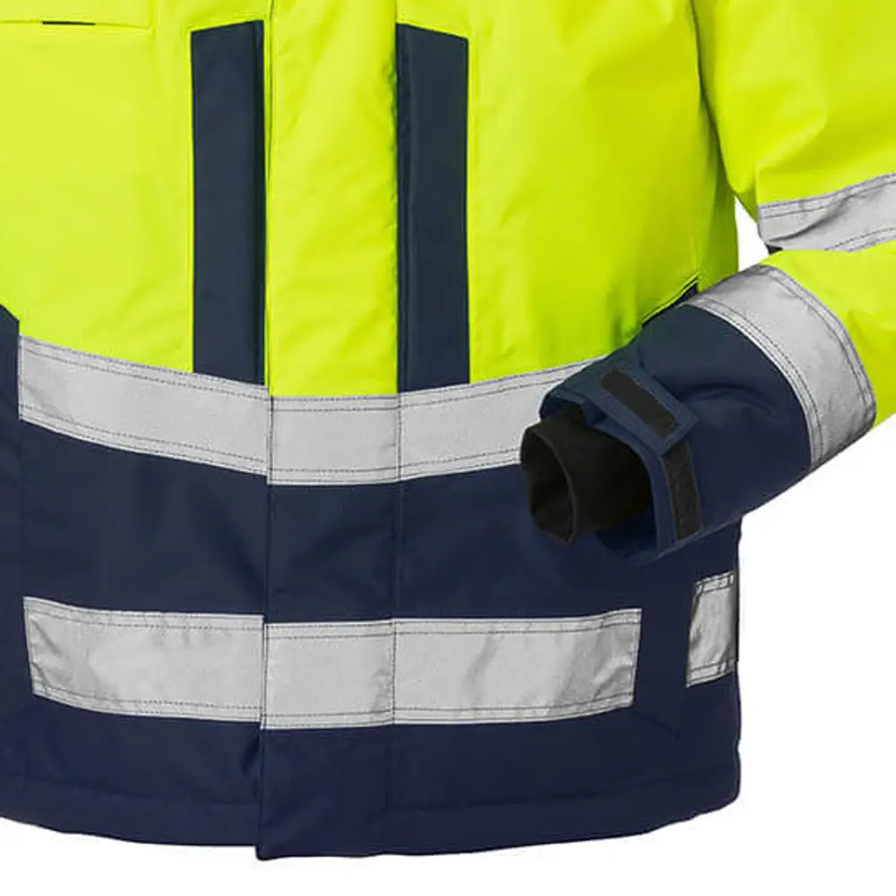 High Quality Work Wear Safety Hi Vis Jacket Security Protection Rain Safety Workwear Waterproof Jacket With Multi Pockets