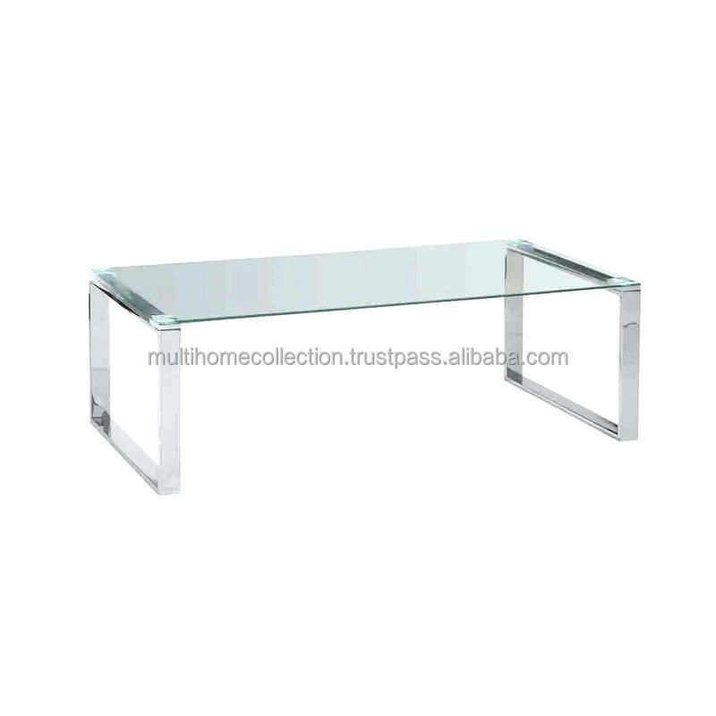 Stainless Steel l Glass Dinning Table