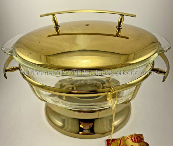 OEM ODM Customized Chaffing Dish Kitchenware Uses Amazing Storage Pot High Quality Hammered Copper Chafing Dish