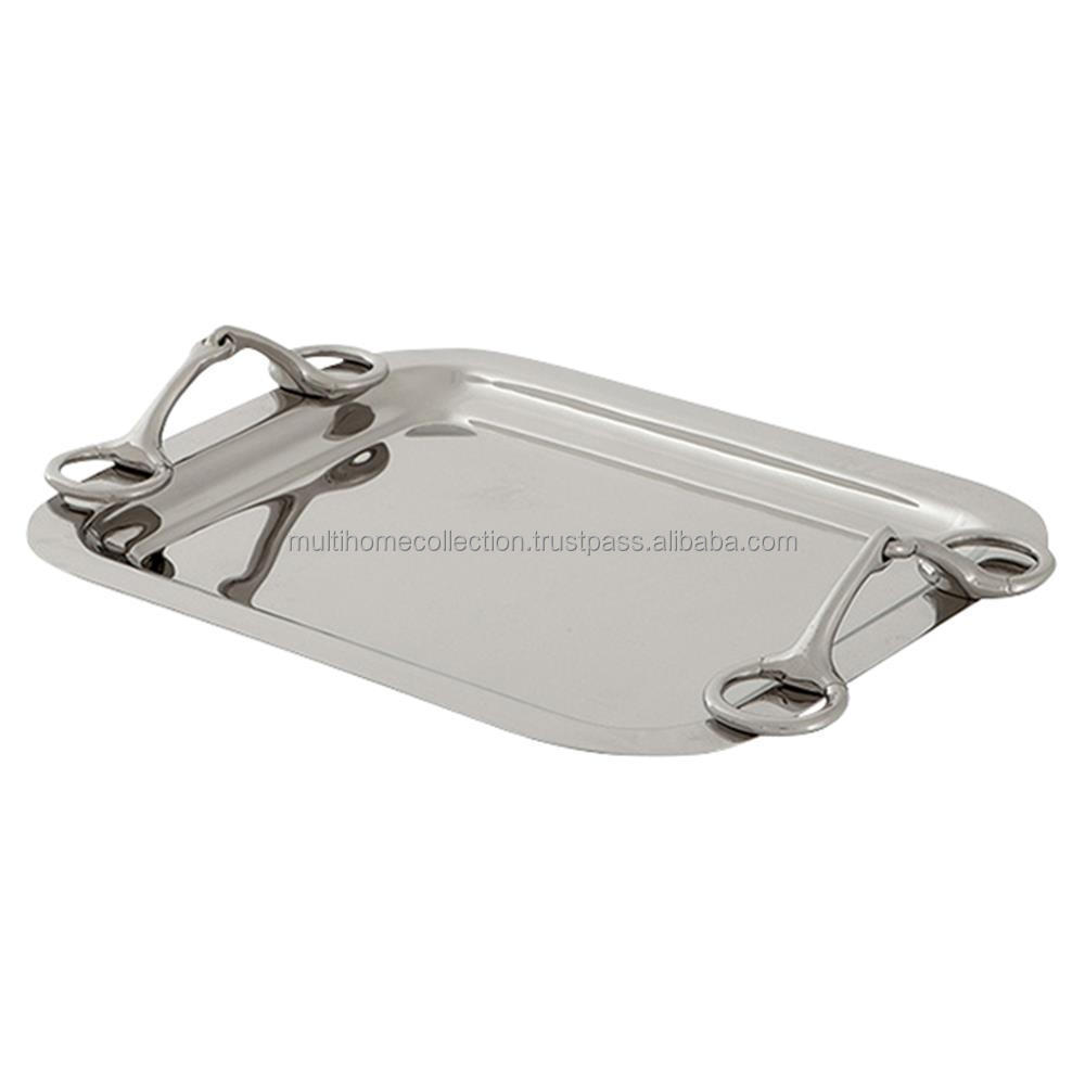 Stainless Steel Rectangular Serving Tray