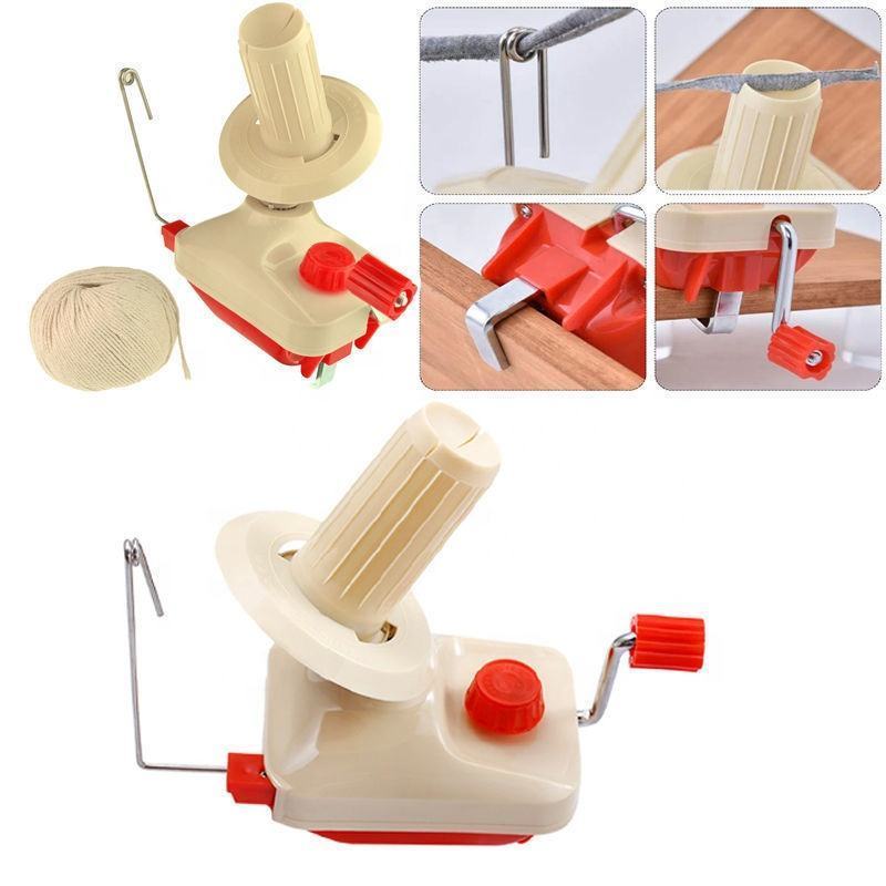 Mini Manual winding machine Garment Accessories Wool Yarn Ball Floss Winder Box Hand Operated Manual Plastic Fabric