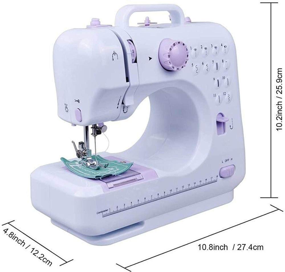 portable household electric walking foot curtain fur sack button hole carpet leather sewing machines for clothes