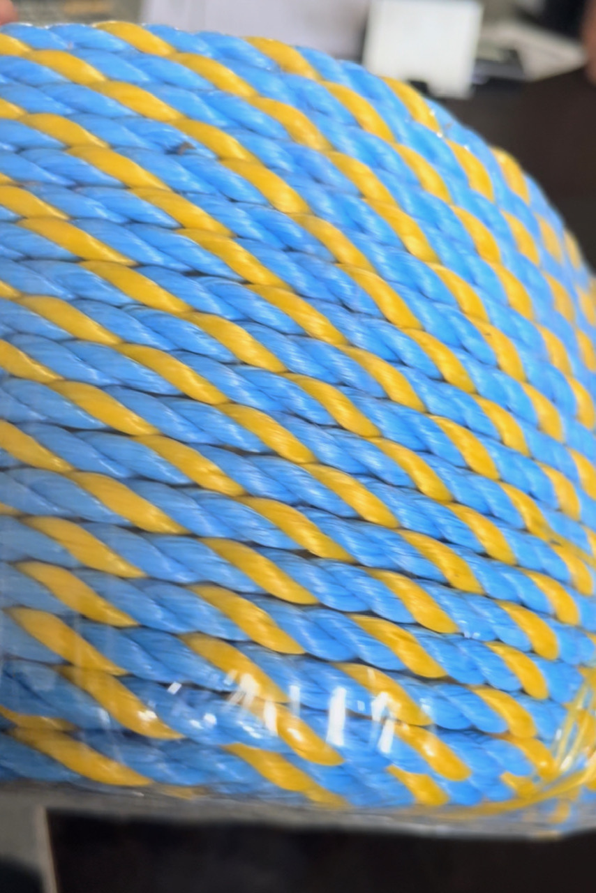 Polypropylene High Strength rope parramatta 3 strand 6mm twisted pp telstra rope for Australia