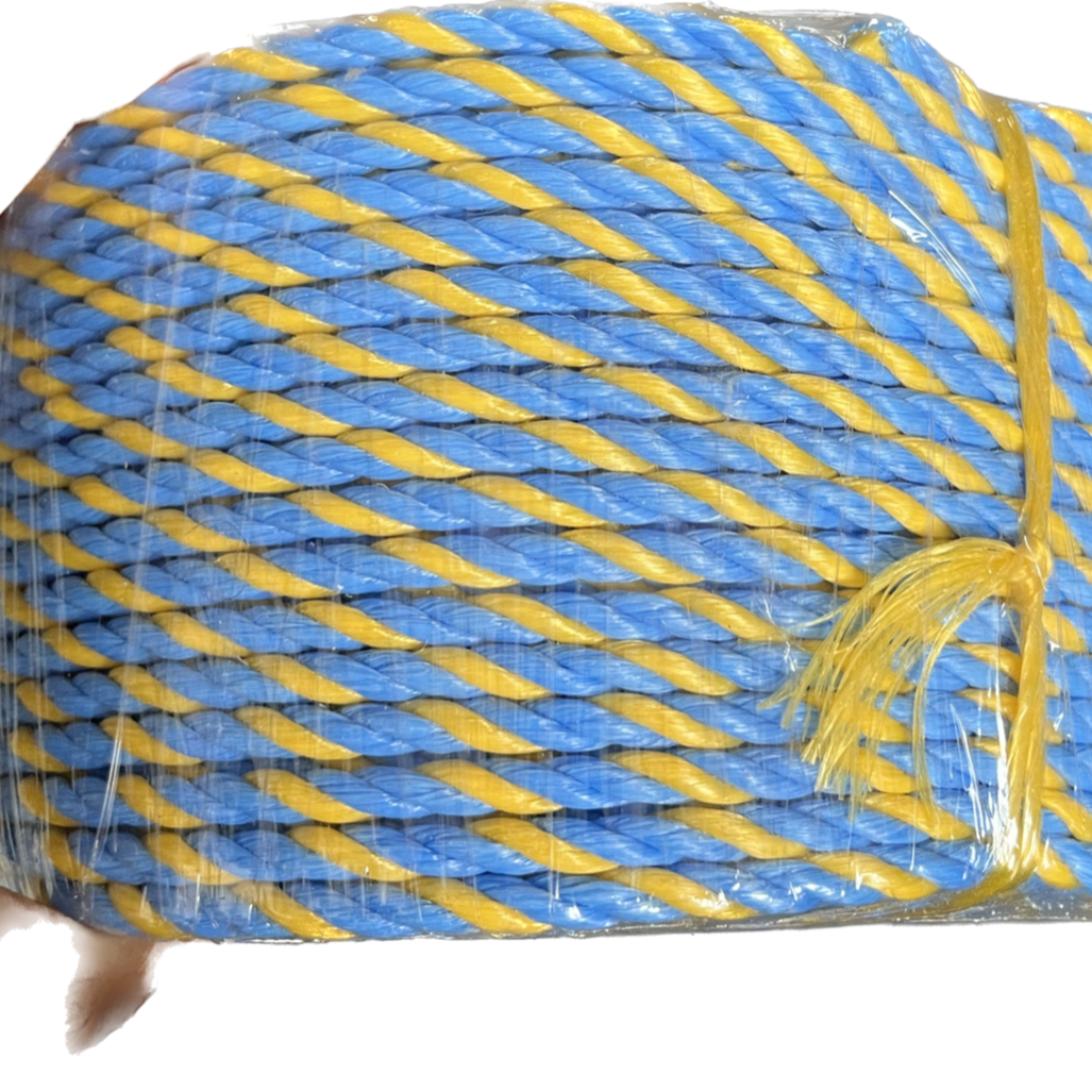 Polypropylene High Strength rope parramatta 3 strand 6mm Twisted pp Telstra rope for Australia